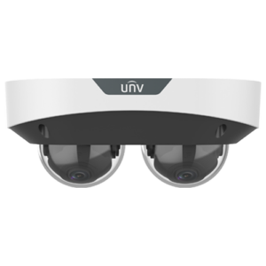 Dual Chanal – Camera IP, 2 x 4MP, lentila 2.8mm, IR 30m, Mic., Alarma, PoE, IK10 – UNV IPC3224SS-ADF28K-I1