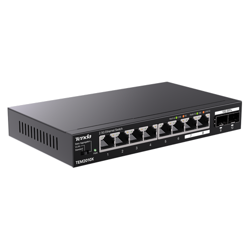 Switch 8 x RJ45 2.5G, 2 x SFP+ 10G – TENDA TND-TEM2010X