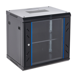Rack perete 12U 19′ 600×450, capacitate incarcare 60 Kg, negru – ASYTECH Networking ASY-12U-6045WL