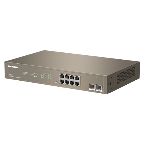 Switch 8 x RJ45 Gigabit, 2 x SFP Gigabit Uplink, Cloud Management – IP-COM G3310F