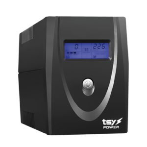 UPS TSY Power, 600VA/360W, LCD, AVR-Repornire automata, Management, 2 x Schuko, 2 x RJ45, 1 X USB type B TSY-MP-0K6-LCD