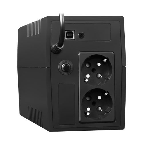 UPS TSY Power, 600VA/360W, LED, AVR-Repornire automata, Management, 2 x Schuko, 2 x RJ45, 1 X USB type B TSY-MP-0K6-LED