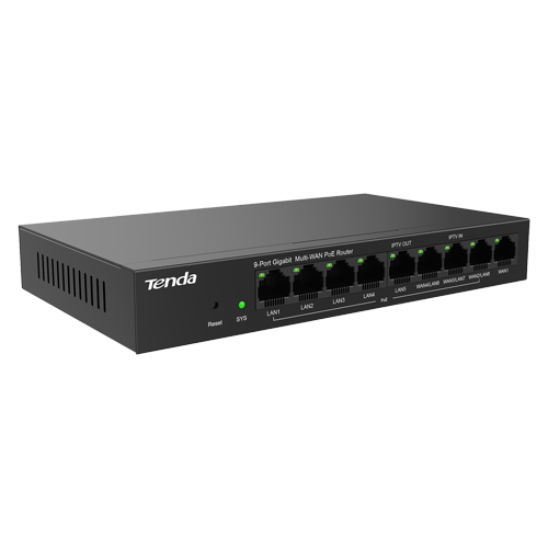 Router 8 x RJ45 1G, PoE+, 1 x WAN, Gigabit, Web Management – TENDA TND-G0-8G-POE