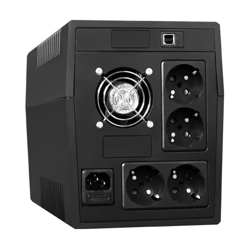 UPS TSY Power, 2000VA/1200W, LED, AVR-repornire automata, Management, 4 x Schuko, 2 x RJ45, 1 X USB type B TSY-MP-2K0-LED