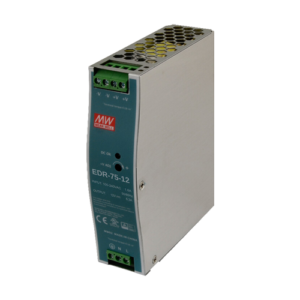 Sursa de alimentare in comutatie, 12V / 6.3A, sina DIN – MEAN WELL EDR-75-12