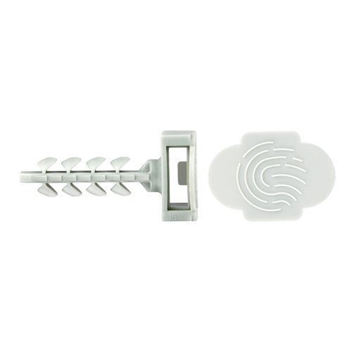 Diblu fixare colier Ø 6×30, cap mare gri in cutie plastic InsertFIX (125 buc.) CELO 96EXPIFB