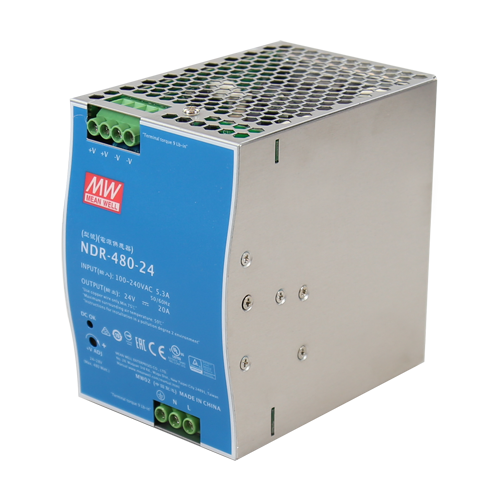Sursa de alimentare in comutatie, 24V / 20A, sina DIN – MEAN WELL NDR-480-24