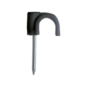 Clema cu cui pentru fixare cablu RN-6, negru (500 buc.) – CELO 46PLG