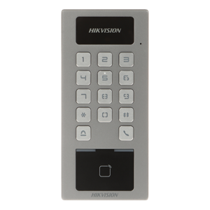 Terminal control acces si interfon cu tastatura, cititor card, Bluetooth, Wi-Fi, Alarma – HIKVISION DS-K1T502DBWX