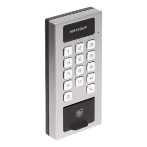 Terminal control acces si interfon cu tastatura, cititor card, amprenta, BT, Wi-Fi – HIKVISION DS-K1T502DBFWX