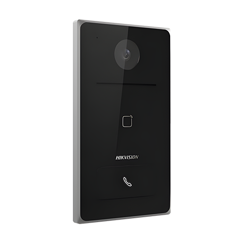 Panou exterior videointerfon TCP/IP, Wi-Fi, 2MP, IR 2.5m, 1 familie, montaj aparent, PoE – HIKVISION DS-KV6133-WME1-Aparent