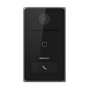 Panou exterior videointerfon TCP/IP, Wi-Fi, 2MP, IR 2.5m, 1 familie, montaj aparent, PoE – HIKVISION DS-KV6133-WME1-Aparent