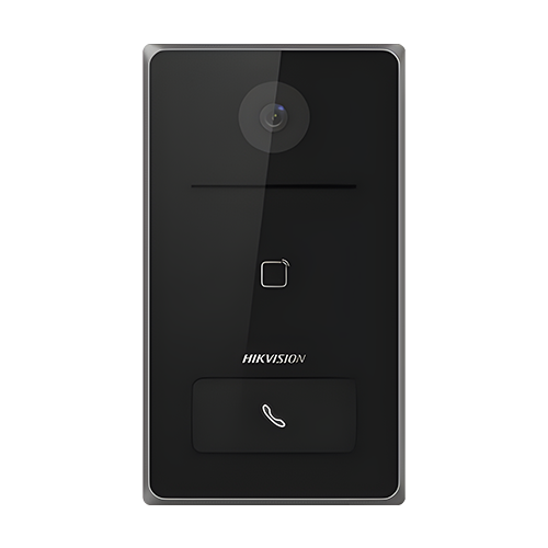Panou exterior videointerfon TCP/IP, Wi-Fi, 2MP, IR 2.5m, 1 familie, montaj aparent, PoE – HIKVISION DS-KV6133-WME1-Aparent