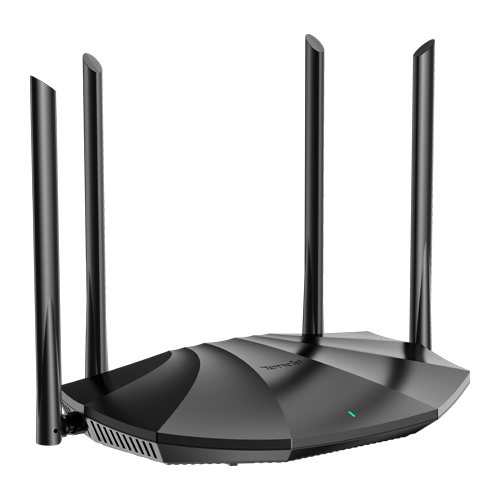 Router Wi-Fi 6, DualBand 2.4Ghz/5GHz 300+1201Mbps, 4x6dBi, 4 x RJ45 Gigabit – TENDA TND-RX2
