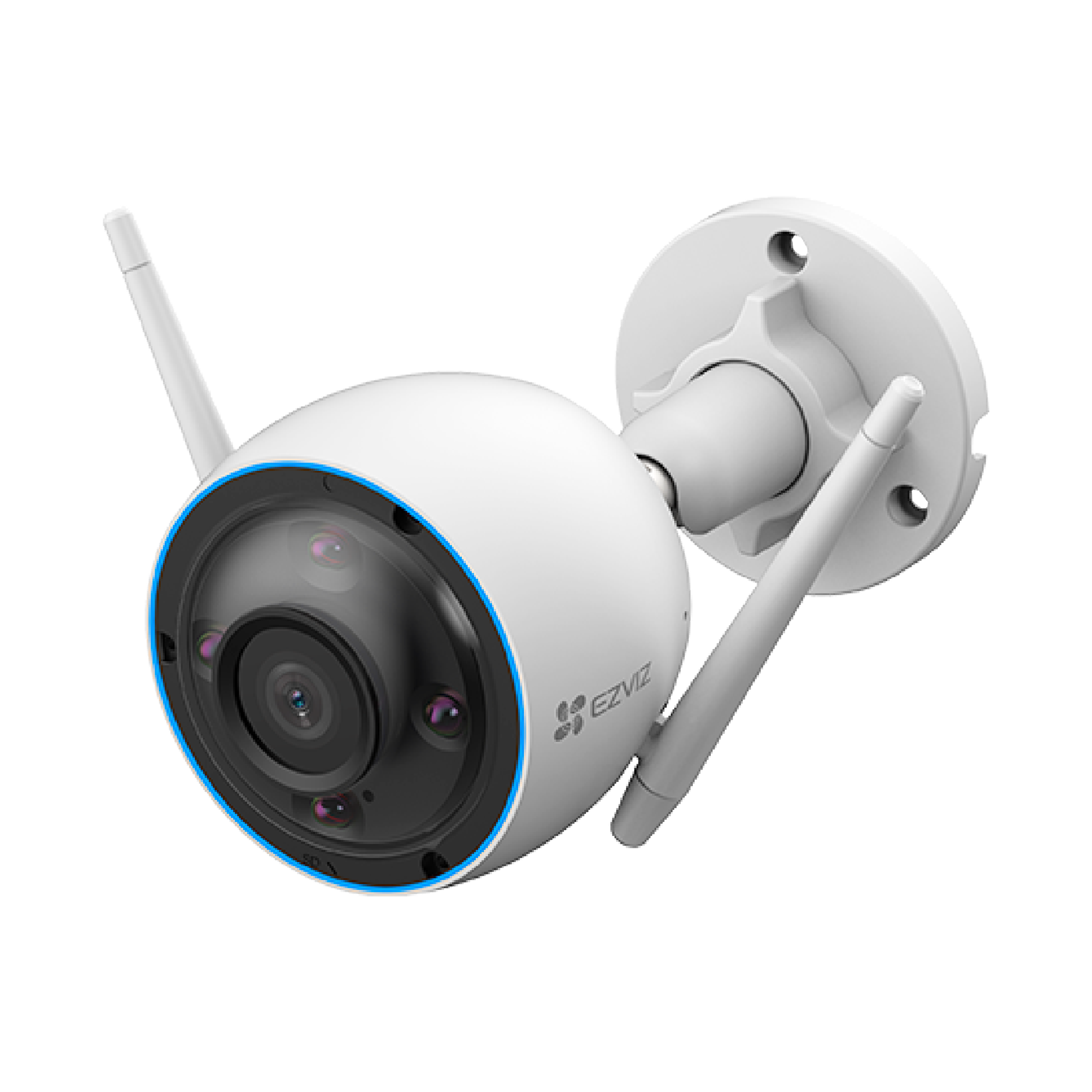 Camera IP Wi-Fi, rezolutie 5.0MP, lentila 2.8mm, color 24/7, IR 30M, Audio bidirectional – EZVIZ CS-H3-3K