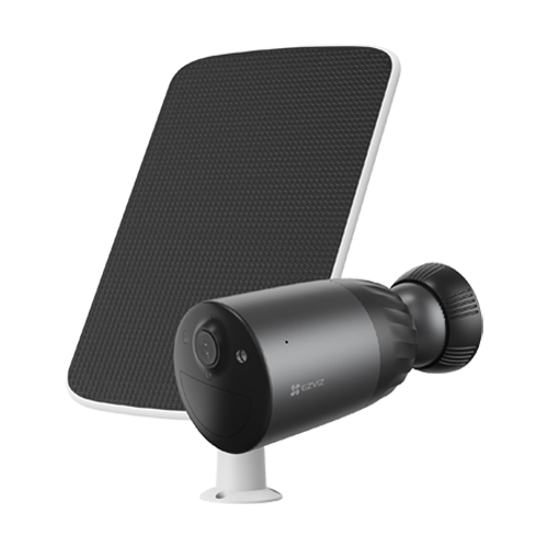 Camera IP Wi-Fi6, rezolutie 8.0MP, acumulator 10.400 mAh, Audio, IR15m, Color 24/7, Panou Solar – EZVIZ CS-BC1C-4K(SP-kit)