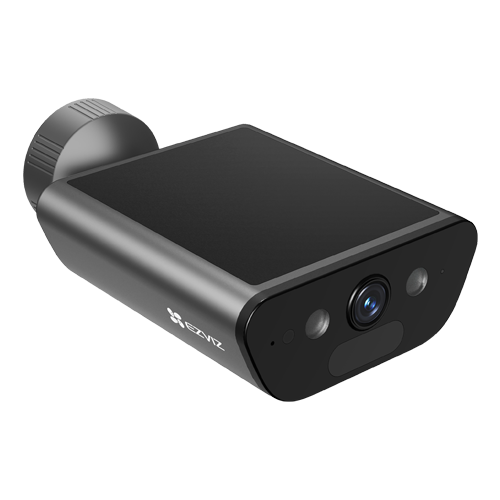 Camera IP Wi-Fi6 cu panou solar integrat, rezolutie 8.0MP, acumulator 10.400mAh, Color 24/7 – EZVIZ CS-EB5-4K