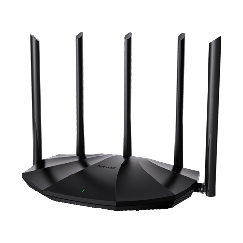 Router Wi-Fi 6, DualBand 2.4Ghz/5GHz, 300+1201Mbps, 5x6dBi, 4 x RJ45 Gigabit – TENDA TND-RX2-PRO