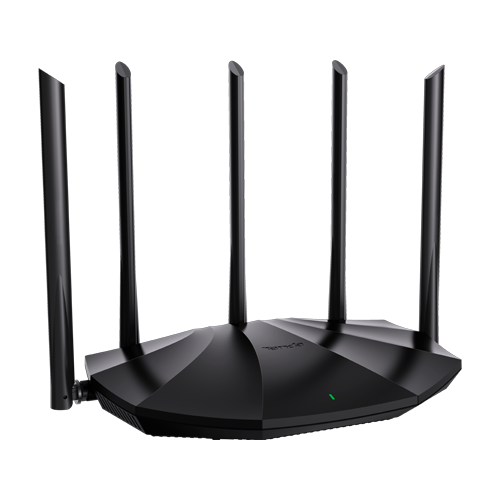 Router Wi-Fi 6, DualBand 2.4Ghz/5GHz, 300+1201Mbps, 5x6dBi, 4 x RJ45 Gigabit – TENDA TND-RX2-PRO