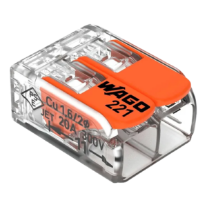 Conector derivatie 2 fire, max. 4 mm² (100 buc.) – WAGO 221-412