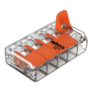 Conector derivatie 5 fire, max. 4 mm² (25 buc.) – WAGO 221-415