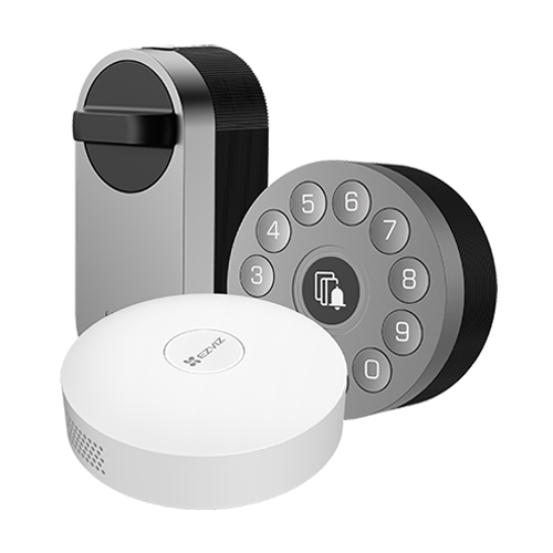Yala inteligenta cu tastatura multifunctionala si Home Gateway – EZVIZ CS-DL01S-DL01CP-A3