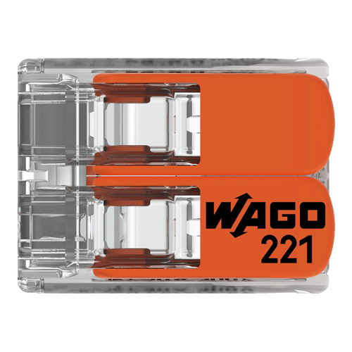 Conector derivatie 2 fire, max. 6 mm² (50 buc.) – WAGO 221-612