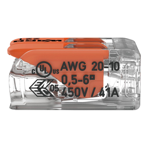 Conector derivatie 2 fire, max. 6 mm² (50 buc.) – WAGO 221-612