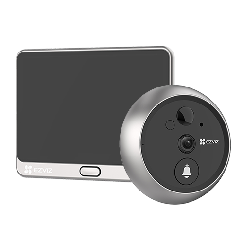 Vizor electronic inteligent, rezolutie 2K, detectie persoana, Ecran tactil 4.3”, audio bidirectional, Wi-Fi – EZVIZ CS-DP2-2K