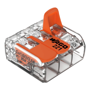 Conector derivatie 3 fire, max. 6 mm² (30 buc.) – WAGO 221-613