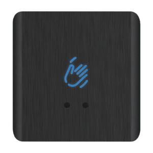 Buton de iesire Touchless ajustabil, aluminiu, negru, montaj aparent, IP66 CSB-20C30S-AL2