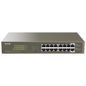 Switch 16 x Gigabit PoE – Tenda TND-TEG1116P-16-150W