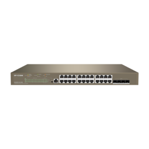 Switch 24 x RJ45 1Gbps, PoE, 4 x SFP+ 10Gbps, L3 Cloud Management – IP-COM G5328XP-24-410W