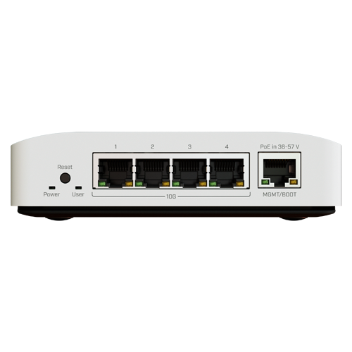 Router 4 x RJ45 10G, 1 x RJ45 1G, sina DIN – MikroTik CRS304-4XG-IN