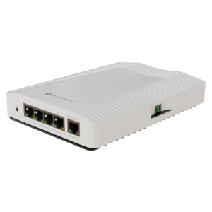 Router 4 x RJ45 10G, 1 x RJ45 1G, sina DIN – MikroTik CRS304-4XG-IN
