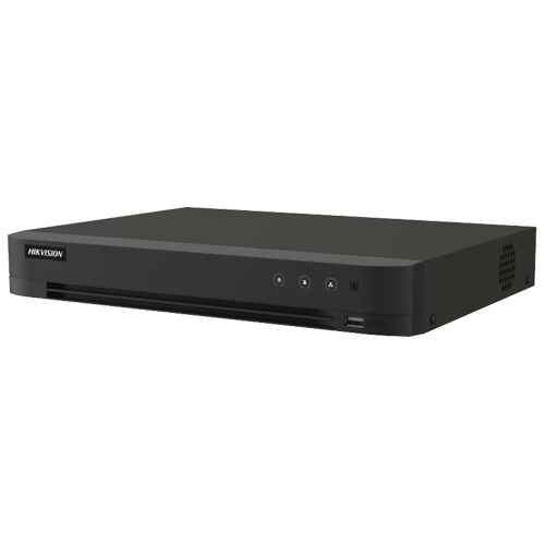 DVR AcuSense 16 ch., 5MP + 8 ch. IP 6MP, Alarma I/O, VCA – HIKVISION iDS-7216HQHI-M1-XT(16A+4/1ALM)