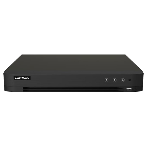 DVR AcuSense 16 ch., 5MP + 8 ch. IP 6MP, Alarma I/O, VCA – HIKVISION iDS-7216HQHI-M1-XT(16A+4/1ALM)