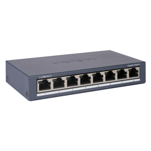 Switch L2, 8 x RJ45 1G, Unmanaged – HIKVISION DS-3E0508-O