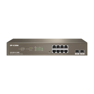 Switch 8 x RJ45 Gigabit, PoE, uplink 2 x SFP Gigabit, 130W, Cloud Management – IP-COM G3310P-8-150W