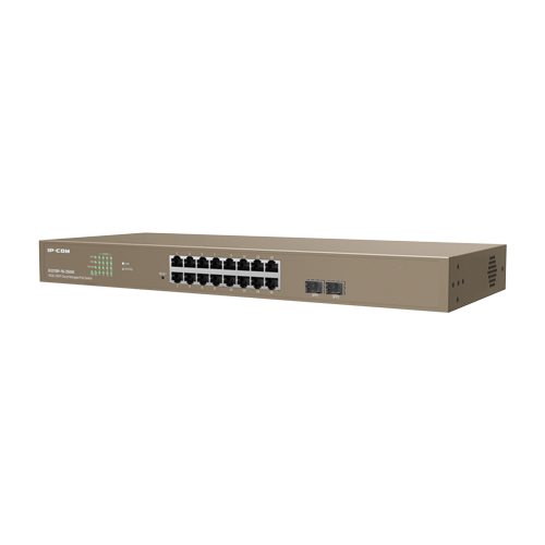Switch 16 x RJ45 Gigabit, PoE, 2 x SFP Gigabit, Cloud Management – IP-COM G3318P-16-250W