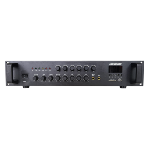 Amplificator Analog, 120W, 6 zone, 2xAUX, EMC IN, 2xMic, Bluetooth, USB, SD Card, MP3 – HIKVISION DS-QAE0A120G1-VB6