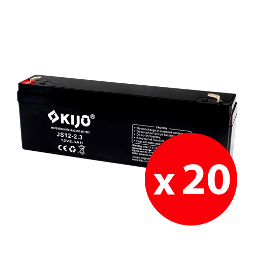 Cutie 20 acumulatori JS12-2.3 – KIJO JS12-2.3-BAX