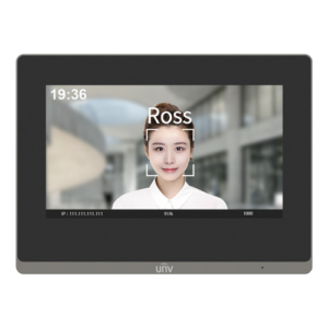 Monitor videointerfon TCP/IP, LCD TFT Touch Screeen 7 inch, PoE, Wi-Fi – UNV OEI-372S-H-W