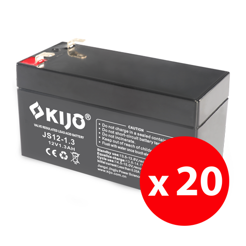 Cutie 20 acumulatori JS12-1.3 – KIJO JS12-1.3-BAX