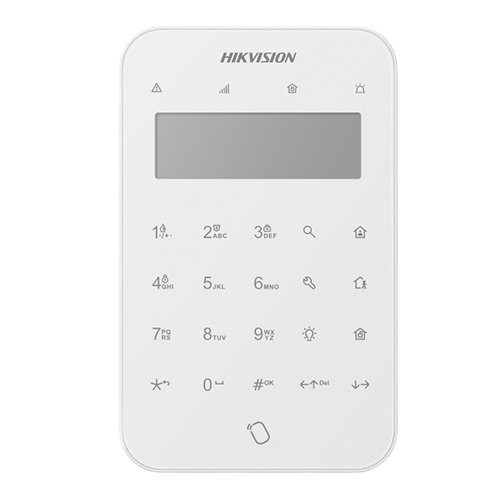 Tastatura cablata cu conectivitate Wireless, LCD, AX PRO Hybrid 868Mhz – HIKVISION DS-PK501LTM-HWE