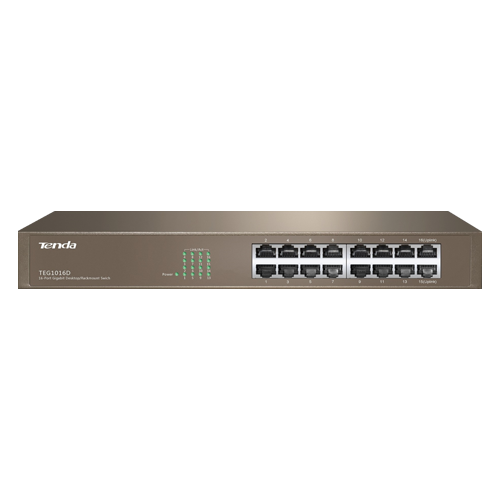 Switch 16 x RJ45 Gigabit, rackmount 1U – TENDA TND-TEG1016D