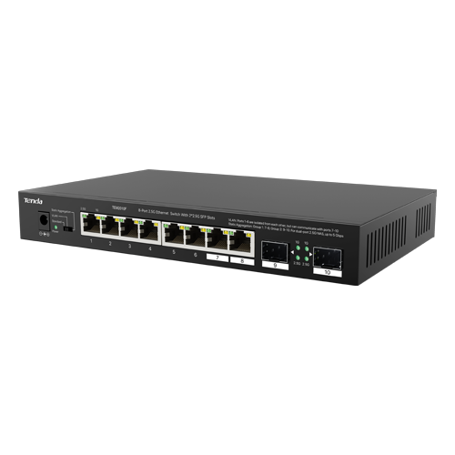 Switch 8 x RJ45 2.5 Gigabit, 2 x SFP 2.5 Gigabit – TENDA TND-TEM2010F