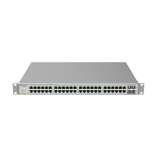 Switch L3, 48 x RJ45 1G PoE, 4 x SFP+ 10G, Cloud Management – Ruijie Reyee RG-NBS5200-48GT4XS-UP