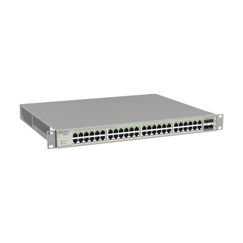 Switch L3, 48 x RJ45 1G PoE, 4 x SFP+ 10G, Cloud Management – Ruijie Reyee RG-NBS5200-48GT4XS-UP