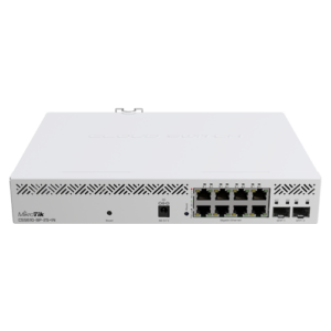 Switch, 8 x Gigabit PoE, 2 x SFP+ 10Gbps, Management – MikroTik CSS610-8P-2S+IN